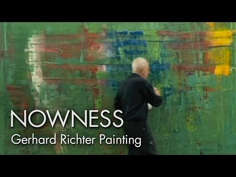 Gerhard Richter Painting: watch the master artist at work